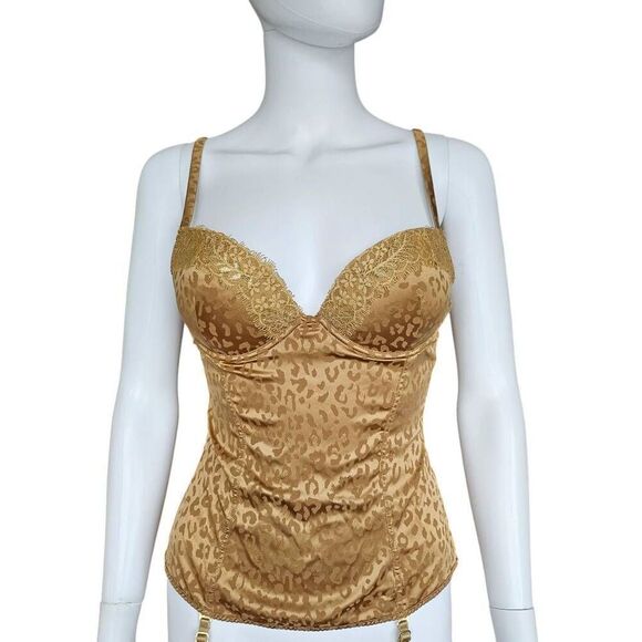 scene leopard-print corset top - Picture 2 of 6